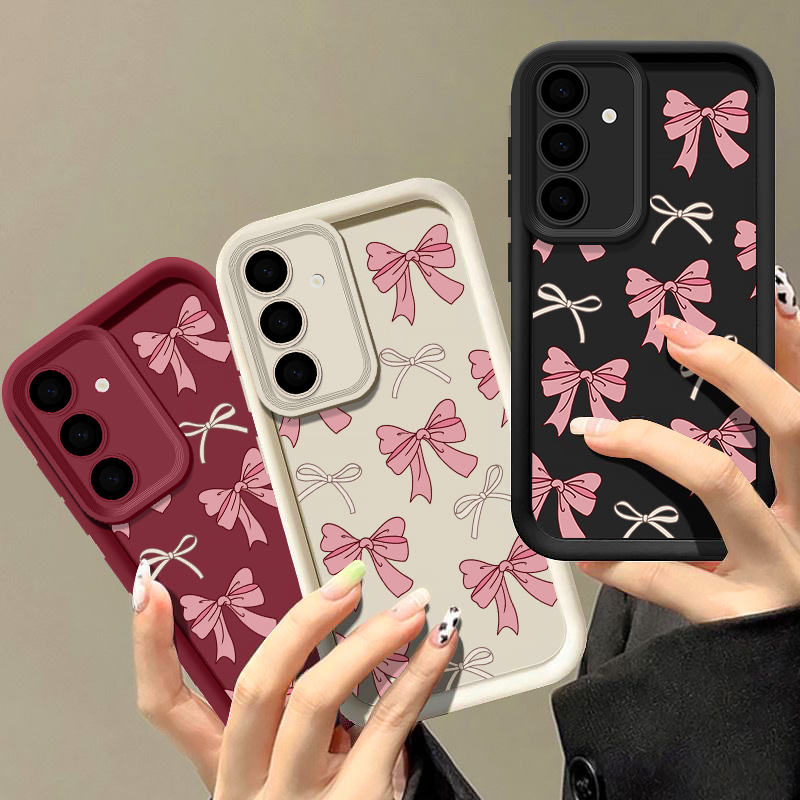 Phone Cases Galaxy A16 5G - Bow Tie Silicone Case For Samsung