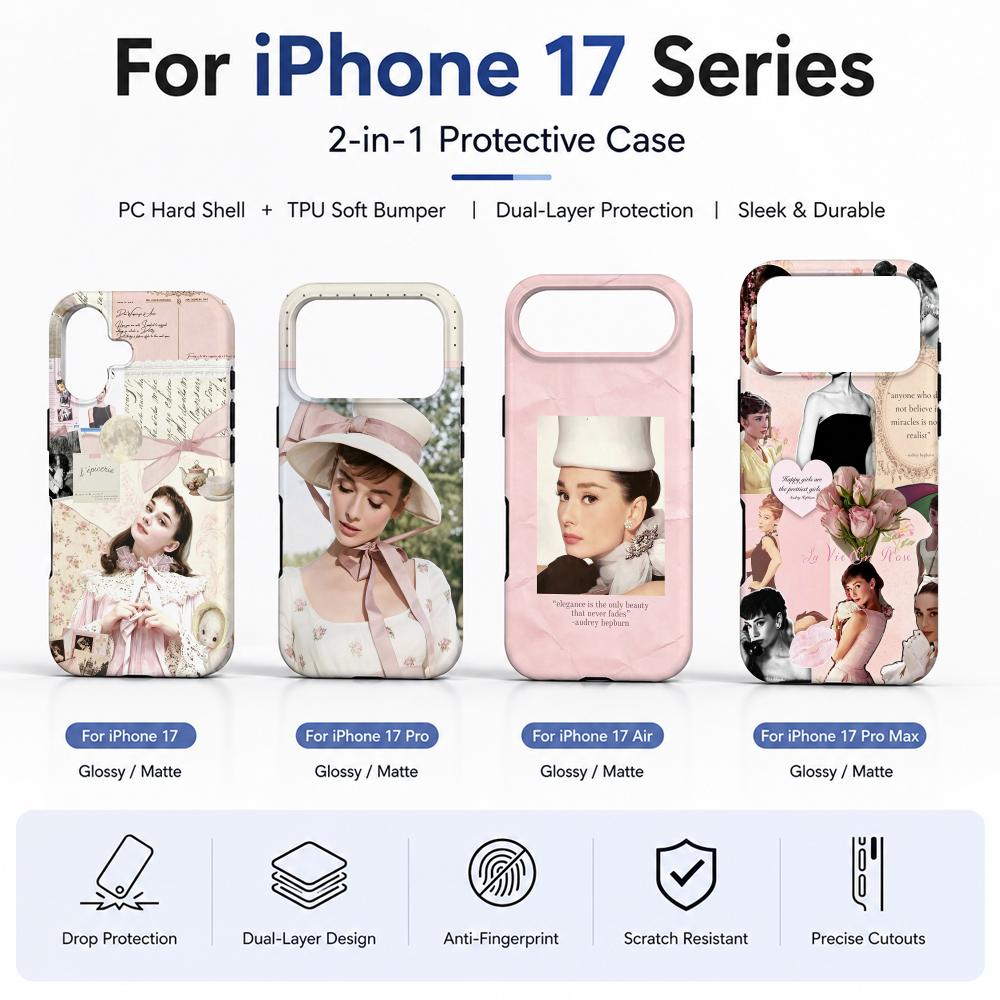 A-Audrey H-Hepburn Phone Case  - Phone Cases H&M recension och pris