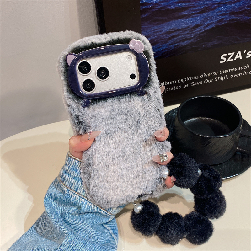 Luxury Solid Colors Furry Plus - Phone Cases For Iphone 16 recension och pris