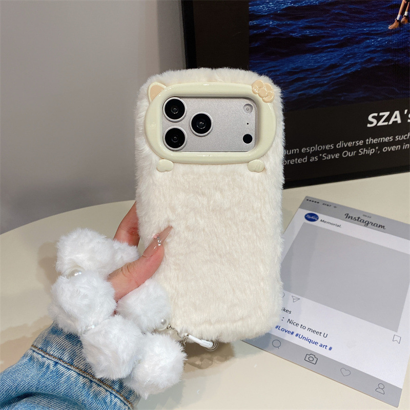 Luxury Solid Colors Furry Plus - Phone Cases For Iphone 16 recension och pris
