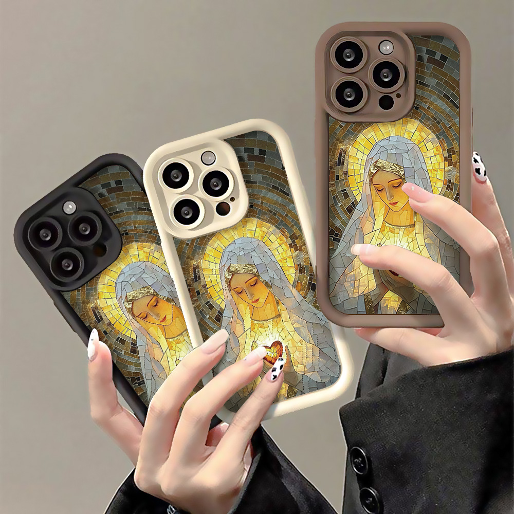 Retro Church Stained Glass Sty - Phone Cases For Iphone 16 recension och pris
