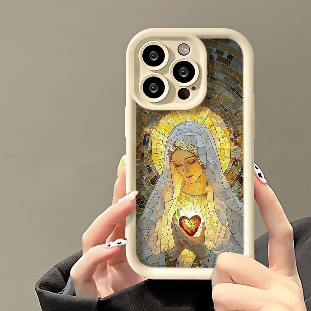 Retro Church Stained Glass Sty - Phone Cases For Iphone 16 recension och pris