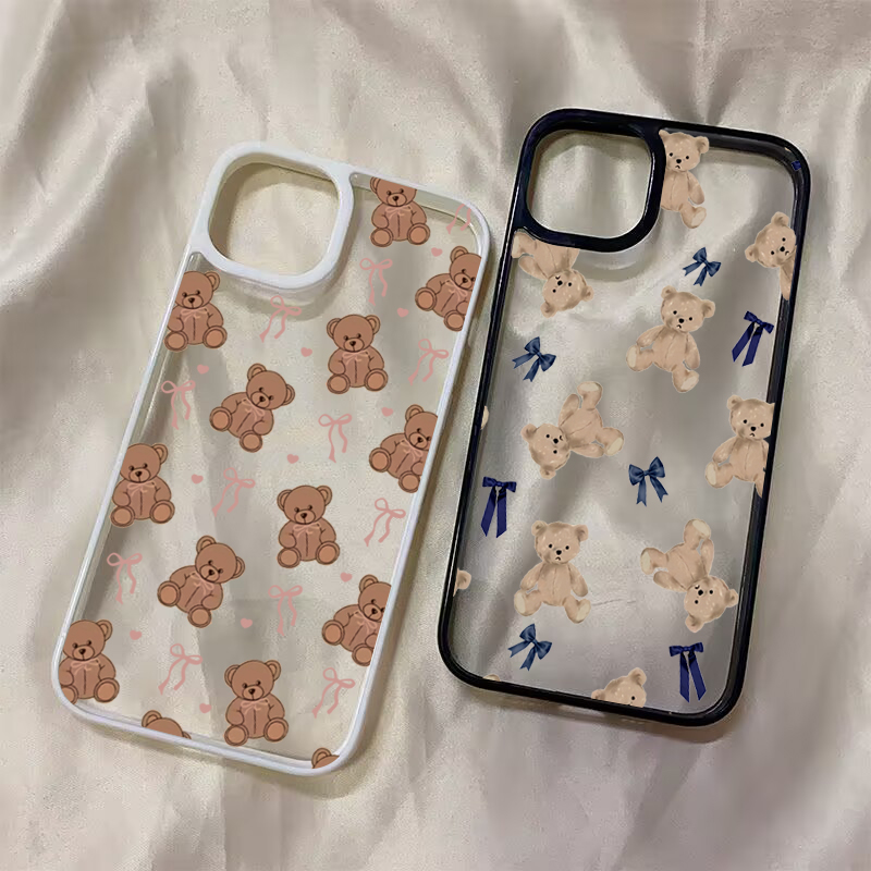 Cute Teddy Bear Bowknot Phone  - Phone Cases Galaxy A16 5G recension och pris