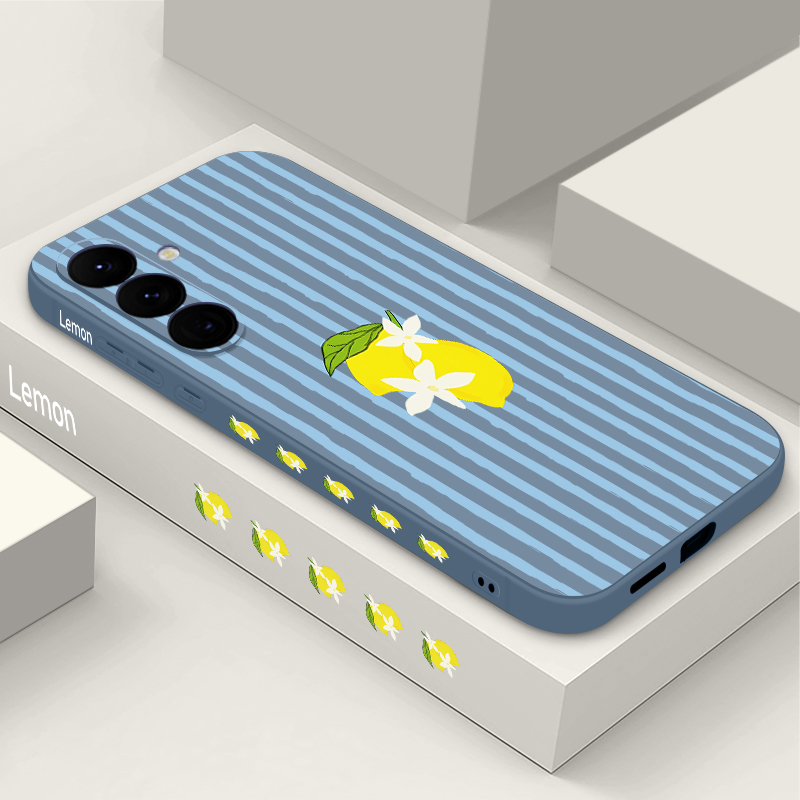 Stripe Lemon Print TPU Phone C - Phone Cases Galaxy A16 5G recension och pris