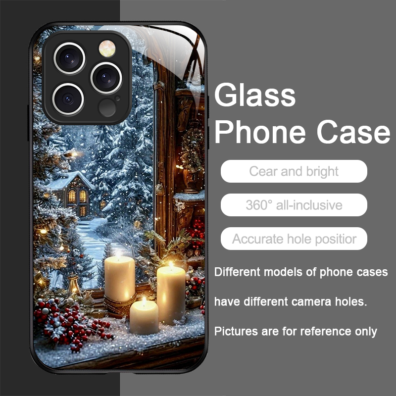 Christmas Tree Gift Snowy Town - Phone Cases For Iphone 16 recension och pris