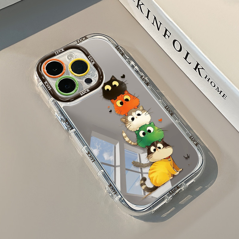 Korean Cute Funny Cat Air Cush - Phone Cases Xr Iphone recension och pris