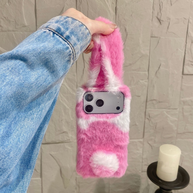 Cute Rabbit Design Fluffy Phon - Phone Cases For Iphone 16 recension och pris